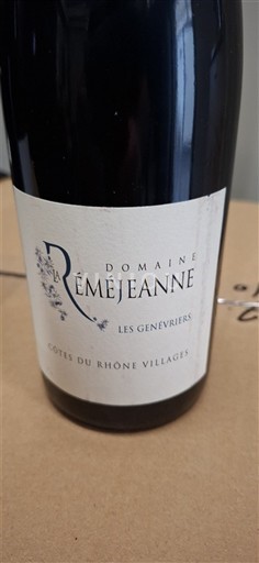 Thung lũng Rhône Côtes-du-rhône-villages Domaine La Réméjeanne Les Genévriers 2019