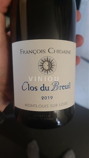 Valle della Loira Montlouis-sur-Loire François Chidaine Clos du Breuil 2019
