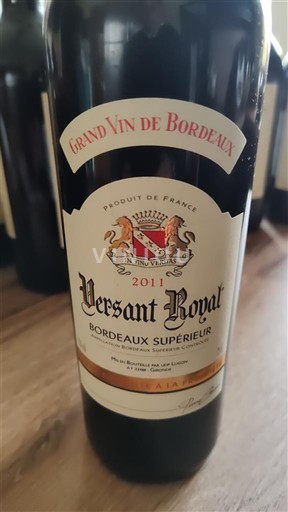 Bordeaux Bordeaux supérieur Versant Royal 2011