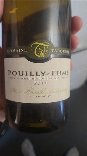 Údolí Loiry Pouilly-fumé Domaine Tabordet 2010