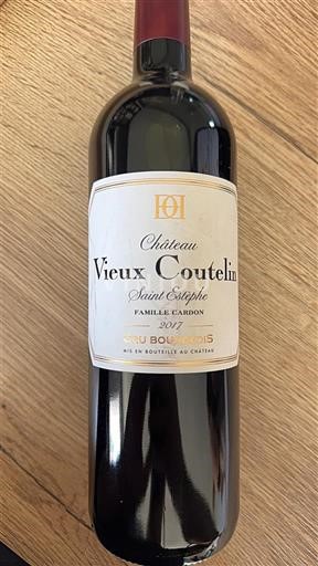 Bordeaux Saint-Estèphe Château Vieux Coutelin 2017