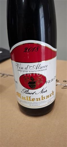 Alsace Mullenbach Pinot Noir Fût de Chêne 2018