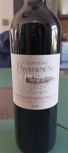 Bordeaux Montagne-saint-émilion Château Puynormond 2022