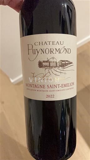 Bordeaux Montagne-Saint-Émilion Château Puynormond 2022