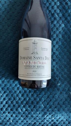 Valle del Rodano Côtes-du-Rhône Domaine Santa Duc Les Quatre Terres 2020