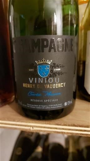 Champagne Henry de Vaugency Manon Ikke årgangsbestemt