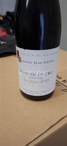 Burgundy Not Specified Premier Cru Domaine Jean Guiton Les Sizies 2018
