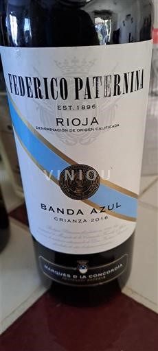 La Rioja Rioja Federico Paternina Banda Azul 2016