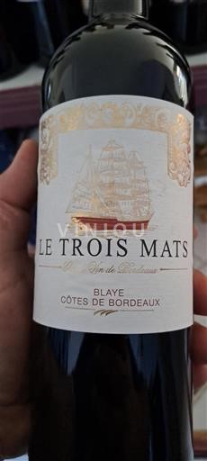 Bordeaux Blaye-côtes-de-bordeaux Le Trois Mats 2018