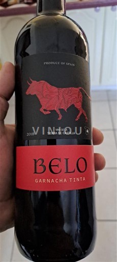 Castilla-La Mancha No especificado Belo Garnacha Tinta 2018