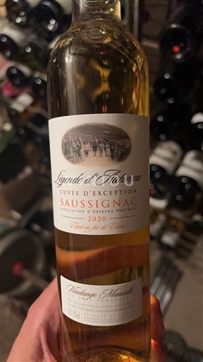 Sudoeste Saussignac Légende Automne Cuvée Exception 2020