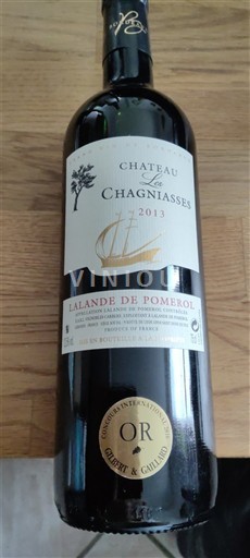 Burdeos Lalande-de-Pomerol Château Les Chagnaisses 2013