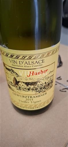 Alsace Hueber Vieilles Vignes 2015