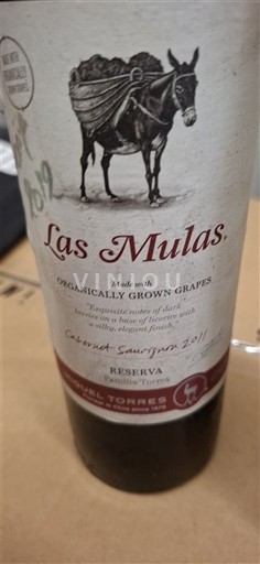 Dolina Maipo Osrednji Maipo Las Mulas Reserva 2011