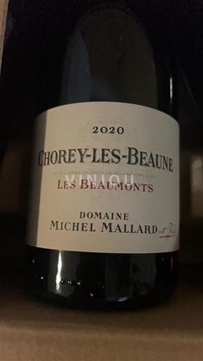 Borgogna Chorey-lès-Beaune Domaine Michel Mallard Les Beaumonts 2020