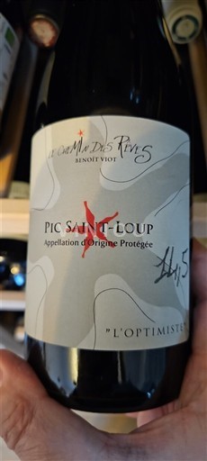 Languedoc Pic Saint-Loup Le Chemin des Rêves L'Optimiste 2023