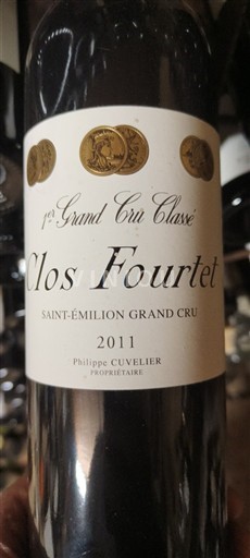 Bordeaux Saint-Émilion Grand Cru Premier Grand Cru Classé Clos Fourtet 2011
