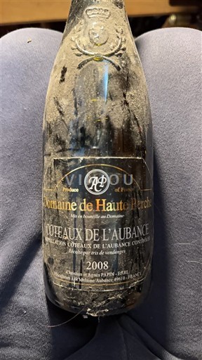 Dolina Loare Coteaux de l'Aubance Domaine Haute Perche 2008