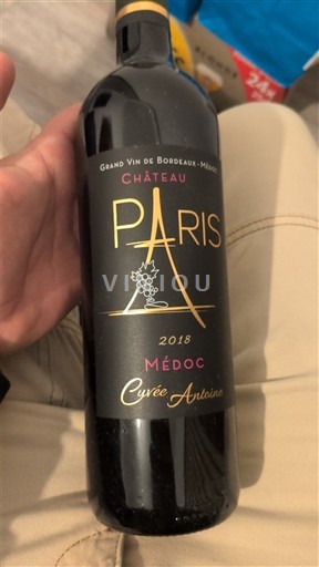 Bordeaux Médoc Château Paris Antoine 2018