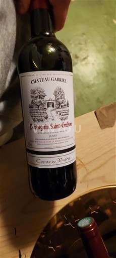 Bordeaux Puisseguin-saint-émilion Château Gabriel 2017