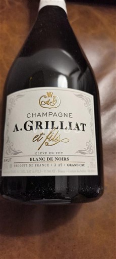 Champagne Grand Cru A. Grilliat et Fils Blanc de Noirs Ikke årgangsbestemt