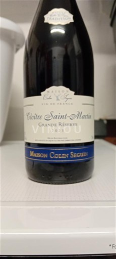 Bordeaux Maison Colin Seguin Cloître Saint-Martin Grande Réserve 2023