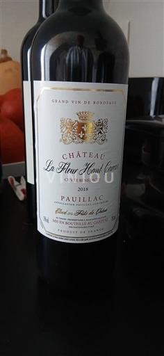 Bordeaux Pauillac Château La Fleur Haut Carras Bénéfice 2018