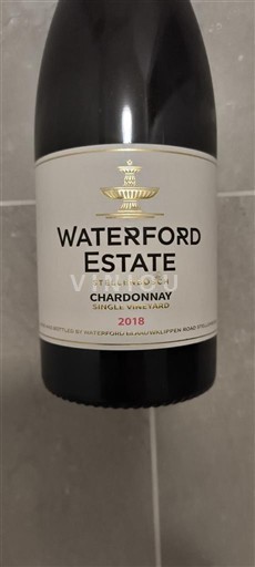 Pobrežní oblast Stellenbosch Waterford Estate Chardonnay Single Vineyard 2018