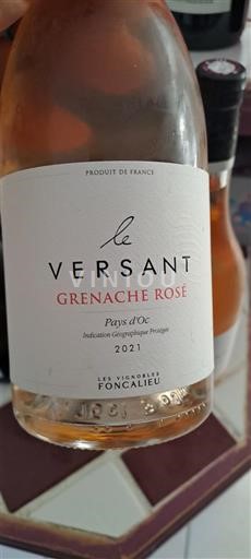 Languedoc-Roussillon Pays d'Oc Les Vignobles Foncalieu La Versant Grenache Rosé 2021