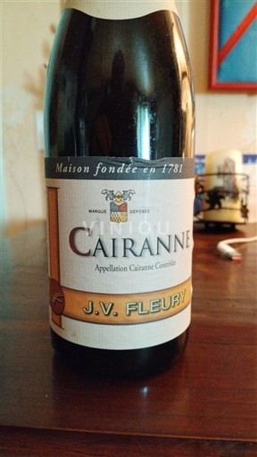 Thung lũng Rhône Cairanne J.V. Fleury 2020