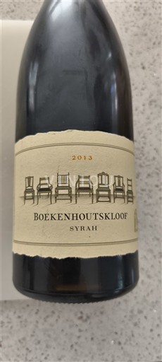 Pobrežní oblast Swartland Boekenhoutskloof Syrah 2013