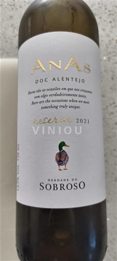 Alentejo Herdade do Sobroso Anas Reserva 2021