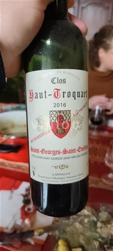 Bordeaux Saint-Georges-Saint-Émilion Clos Haut-Troquart 2016