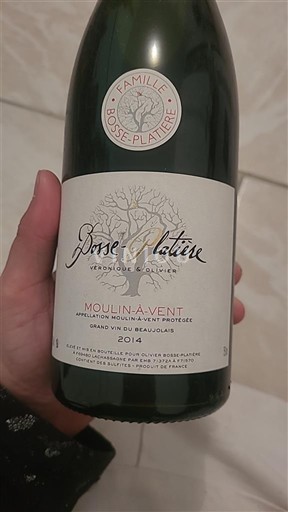 Beaujolais Moulin-à-vent Bosse-Platière 2014