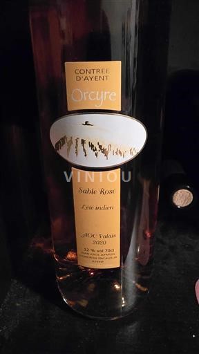 Valais Not Specified Orcyre Sable Rosé Édite indien 2020