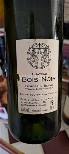 Bordeaux Bordeaux blanc Château Bois Noir 2014