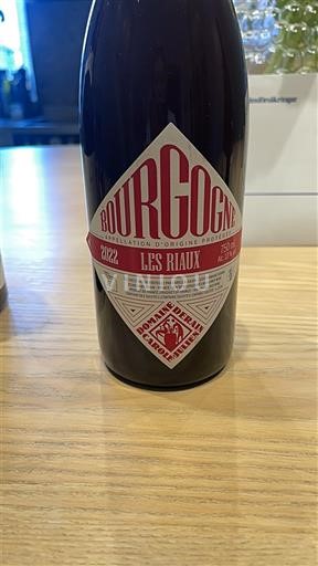Burgundija Domaine Derain Les Riaux 2022