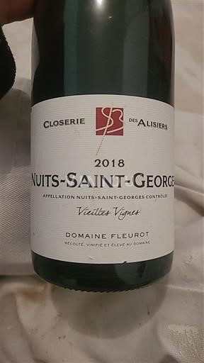 Bourgogne Nuits-saint-georges Closerie des Alisiers Vieilles Vignes 2018