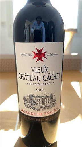 Bordeaux Lalande-de-Pomerol Château Vieux Gachet Éminence 2010