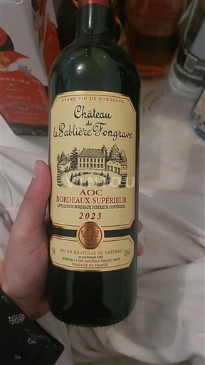 Bordéus Bordeaux Superior Château La Sablière Fongrave 2023