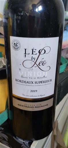 Bordeaux Bordeaux Supérieur Bertrand Ravache Léo by Léo 2019