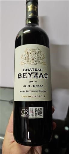 Bordeaux Haut-Médoc Cru Bourgeois Château Beyzac 2015