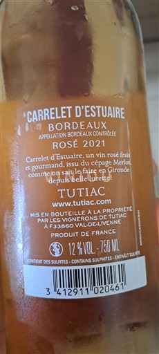 Bordeaux Tutiac Carrelet d'Estuaire 2021