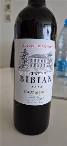Bordeaux Haut-Médoc Cru Bourgeois Supérieur Château Bibian 2020