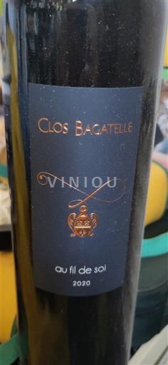 Languedoc Saint-Chinian Clos Bagatelle au fil de soi 2020