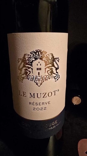 Bordeaux Le Muzot Réserve 2022