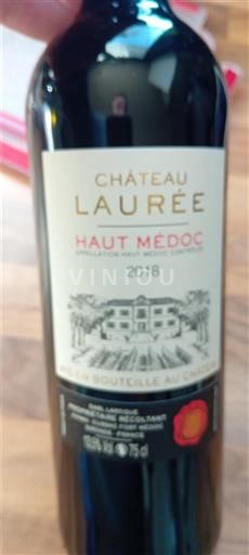 Burdeos Haut-Médoc Château Laurée 2018