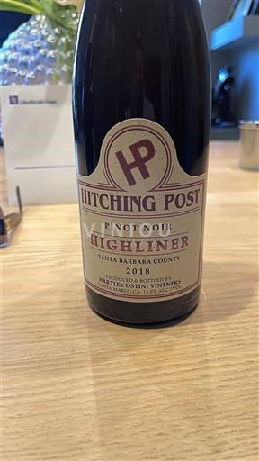 Vùng trồng nho được cấp phép California Thung lũng Santa Maria Hitching Post Highliner 2018