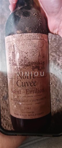 Bordeaux Saint-Émilion Notre Cuvée 1981