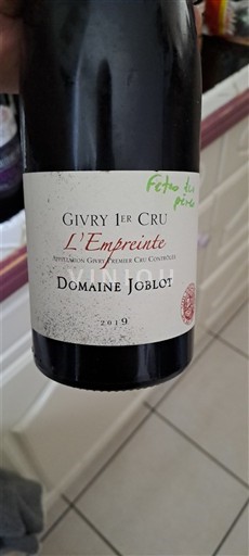 Burgund Givry Premier Cru Domaine Joblot L'Empreinte 2019